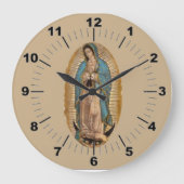 グアダルーペ壁時計の私達の女性 ラージ壁時計 (正面)