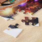 グアダルーペ大学のカスタマイズ可能なVirgen De Guadalupe ジグソーパズル (側面)