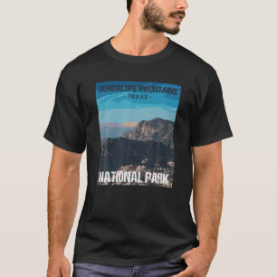 グアダルーペ山岳国立公園テキサス州ポスターデ Tシャツ