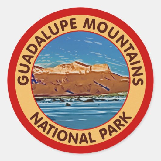 グアダルーペ山脈国立公園、テキサス州 ラウンドシール (正面)