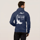 グアダルーペ島メキシコ |サメと一緒にスキューバダイビング パーカ (裏面フル)