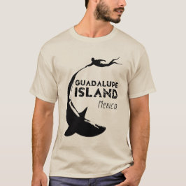 グアダルーペ島 メキシコ | サメとダイビング Tシャツ