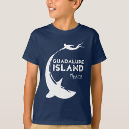 グアダルーペ島 メキシコ | サメとダイビング Tシャツ