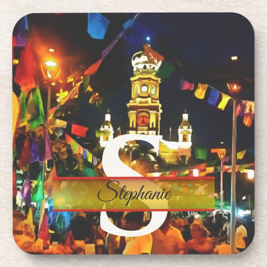 グアダルーペ教会の婦人190130 コースター (正面)