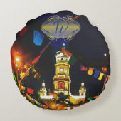 グアダルーペ教会の私達の女性PV-190130 ラウンドクッション (裏面)