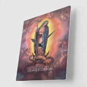 グアダルーペ牧師12 スクエア壁時計 (傾斜)