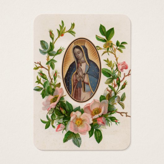 グアダルーペ葬式スペインの聖祈りの言葉 (正面)