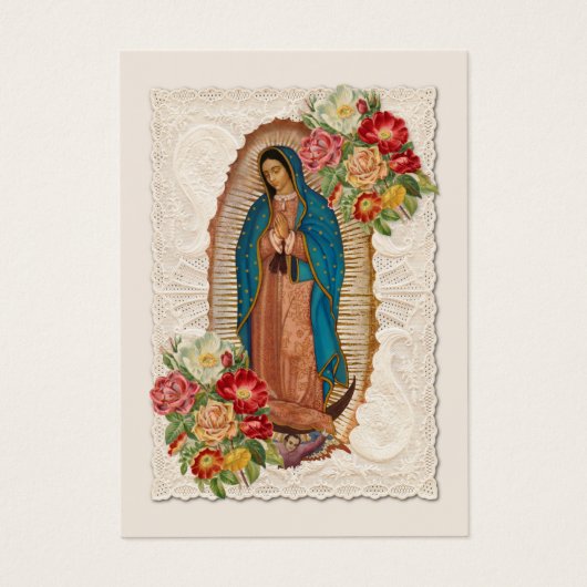 グアダルーペ葬式スペインの聖祈りの言葉 (正面)