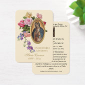 グアダルーペ葬式スペインの聖祈りの言葉 (デスク)