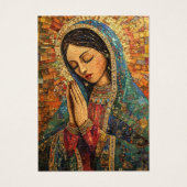 グアダルーペ葬式スペインの聖祈りの言葉 (正面)