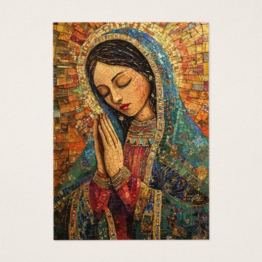 グアダルーペ葬式スペインの聖祈りの言葉 (正面)