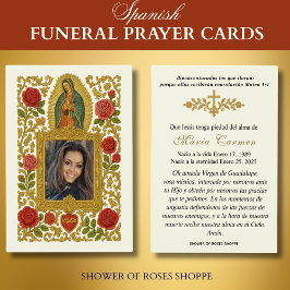 グアダルーペ葬式スペインの聖祈りの言葉