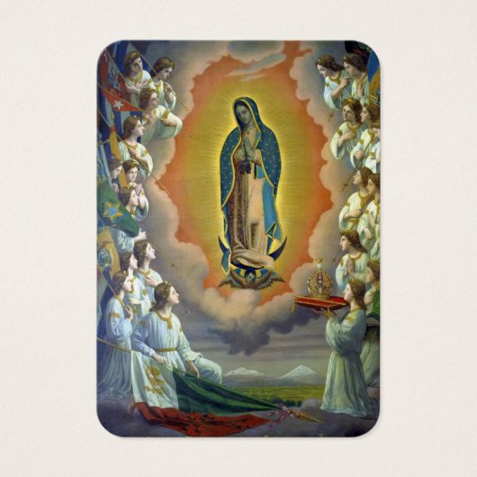 グアダルーペ葬式スペインの聖祈りの言葉 (正面)