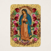 グアダルーペ葬式スペインの聖祈りの言葉 (正面)