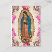 グアダルーペ記念祈りの言葉カード プレイスカード (正面)