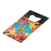 グアダルーペ財布サイズビール缶オープナー クレジットカード栓抜き (正面アングル)