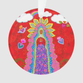 グアダルーペ赤の我々の女性 オーナメント