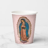 グアダルーペ1531の我々の婦人 紙コップ (裏面)