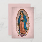 グアダルーペ1531の我々の祈りの言葉 エンクロージャーカード (正面/裏面)