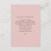 グアダルーペ1531の我々の祈りの言葉 エンクロージャーカード (裏面)