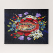 グアダルーペ・メキシコの我々の女アステカ性ヴァージンマリア ジグソーパズル (横)