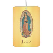 グアダルーペ・メキシコ祈りの言葉 カーエアーフレッシュナー (正面)