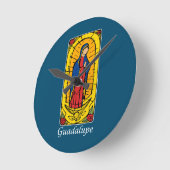 グアダルーペ ラウンド壁時計 (傾斜)