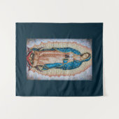 グアダルーペ・ローマカトリックの私達の女性 タペストリー (正面(横))