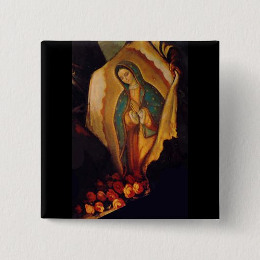 グアダルーペtilmaボタン 缶バッジ (正面)