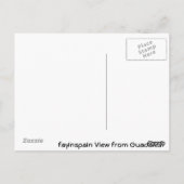 グアダレストから表示 ポストカード (裏面)