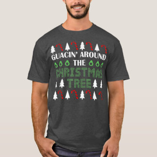 グアチンザのまわりにクリスマスツリートロピカルクリスマ Tシャツ