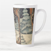 グアッシュヴィンテージレトロクリスマス カフェラテマグ (右)