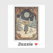 グアッシュヴィンテージレトロクリスマス シール (シート)