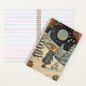 グアッシュヴィンテージレトロクリスマス ノートブック (内側)