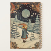 グアッシュヴィンテージレトロクリスマス プランナー手帳 (裏面)