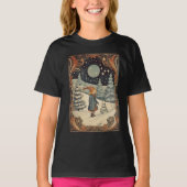 グアッシュ ビンテージ レトロ クリスマス Tシャツ (正面)
