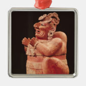 グアテマラからの人間の形をしたcenser、 メタルオーナメント (正面)