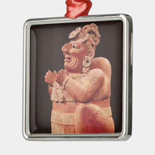 グアテマラからの人間の形をしたcenser、 メタルオーナメント (左)