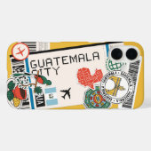 グアテマラからペレイラへの旅スタンプスマホケース Case-Mate iPhoneケース (裏面 (横))