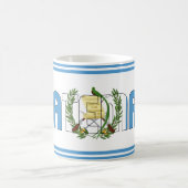 「グアテマラとシピン」愛国的なコーヒー コーヒーマグカップ (中央)