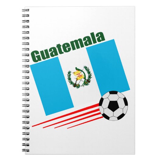 グアテマラのサッカーチーム ノートブック (正面)