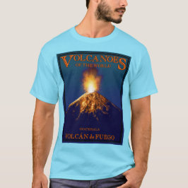 グアテマラのフエゴ火山 Tシャツ