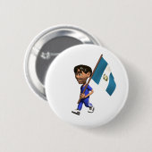 グアテマラのボタン 缶バッジ (正面&裏面)