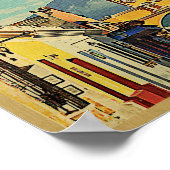 グアテマラのポスターヴィンテージ旅行アンティグアアート ポスター (角)