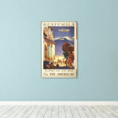 グアテマラのヴィンテージ旅行ポスター キャンバスプリント (インサイチュ (ウッドフロア))