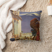 グアテマラのヴィンテージ旅行ポスター クッション (ブランケット)