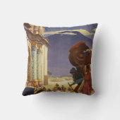 グアテマラのヴィンテージ旅行ポスター クッション (裏面)