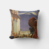 グアテマラのヴィンテージ旅行ポスター クッション (正面)