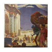 グアテマラのヴィンテージ旅行ポスター タイル (正面)