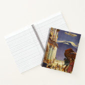 グアテマラのヴィンテージ旅行ポスター ノートブック (内部)